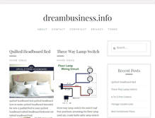 Tablet Screenshot of dreambusiness.info